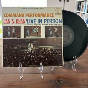 Jan & Dean Command Performance Live In Person Vinyl LP 1965 Liberty LST 7403